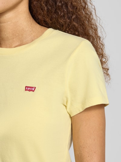 Levi's® Regular Fit T-Shirt aus reiner Baumwolle Pastellgelb 3