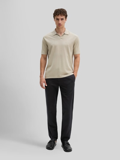 Marc O'Polo Regular Fit Poloshirt aus reiner Baumwolle Mittelgrau 1