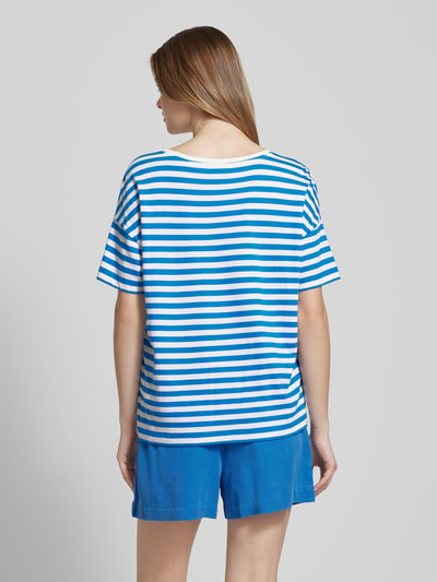 Marc O'Polo Denim T-shirt met ronde hals Koningsblauw - 5