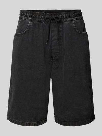 REVIEW Jeans Shorts mit elastischem Bund - Jorts Black 2