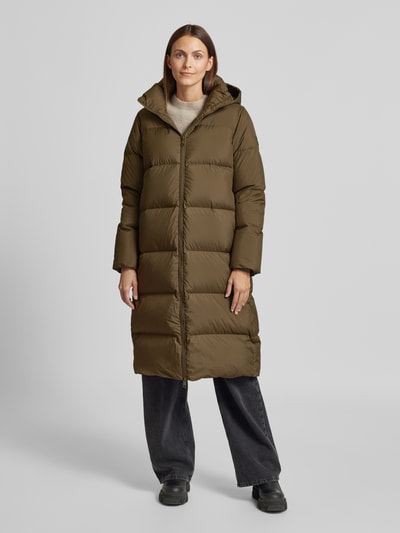 Tommy Hilfiger Daunenmantel mit Stehkragen Khaki 4