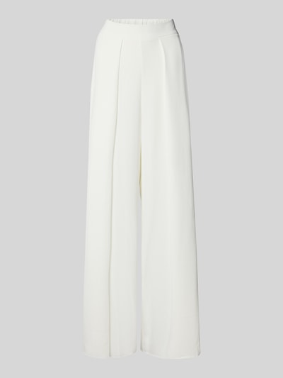 Rinascimento Stoffhose mit elastischem Bund Weiss 2