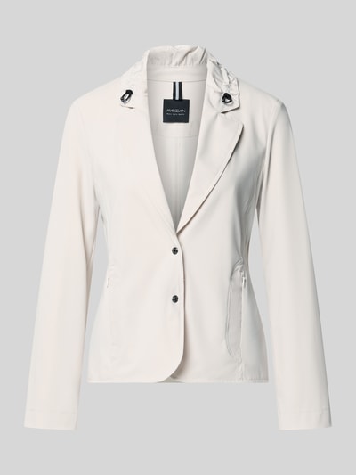 Marc Cain Slim fit blazer met stretch Zand - 2