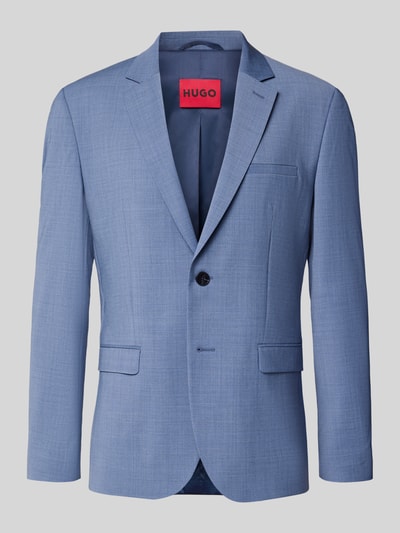 HUGO Slim fit colbert van wolmix, model 'ARTI' Lichtblauw - 2