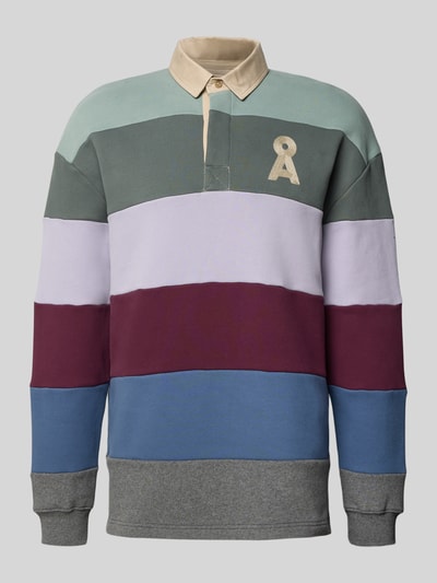 Armedangels Oversized Poloshirt aus reiner Bio-Baumwolle Hellgruen 2