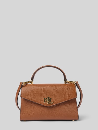 Lauren Ralph Lauren Satchel Bag mit Label-Detail Cognac 2