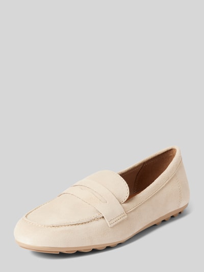 Tamaris Loafers van leer Beige - 1