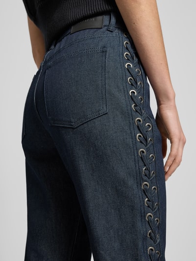 ROTATE Jeans mit 5-Pocket-Design Dunkelblau 3