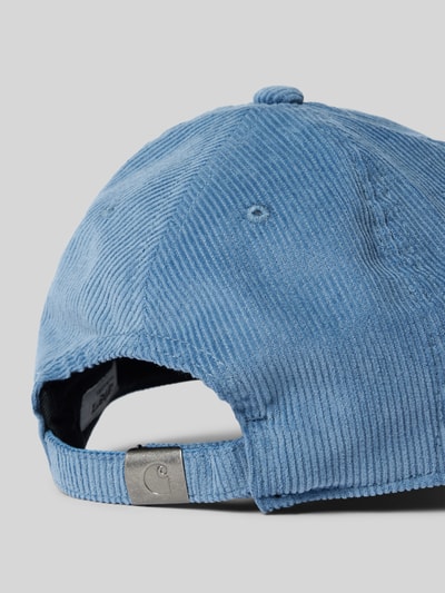 Carhartt Work In Progress Basecap mit Logo-Stitching Modell 'HARLEM' Blau 3