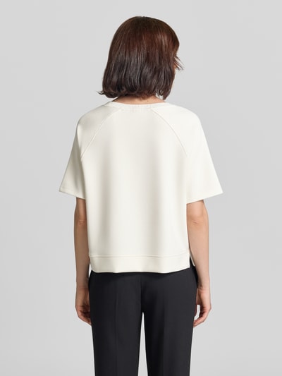 Brax Regular Fit Sweatshirt aus Viskose-Mix Modell 'Bailee.S' Offwhite 5