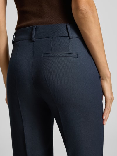 Jake*s Collection Spodnie do garnituru o kroju regular fit z fakturowanym wzorem Ciemnoniebieski 3