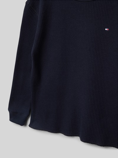 Tommy Hilfiger Teens Longsleeve mit Label-Stitching Marine 2