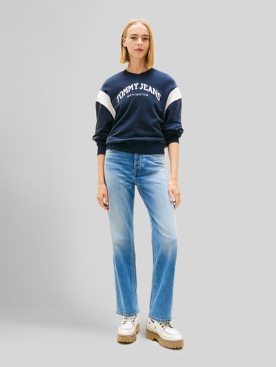 Tommy Jeans Straight Fit Jeans aus Baumwoll-Mix Modell 'LAYLA' Blau 1