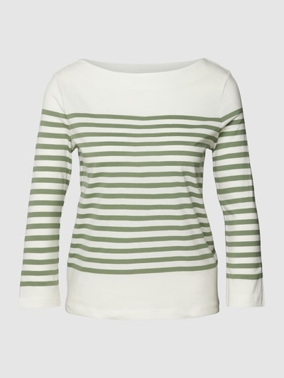 Mango Longsleeve mit Streifenmuster Modell 'PARISIAN' Mint 2