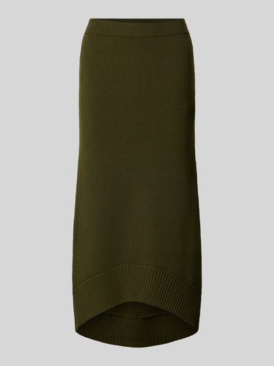 Victoria Beckham Midirock aus Woll-Mix Dunkelgruen 1
