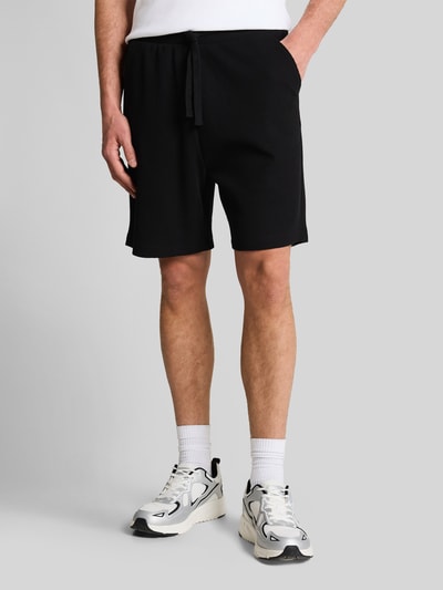Tom Tailor Denim Regular Fit Sweatshorts aus Baumwoll-Mix Black 4