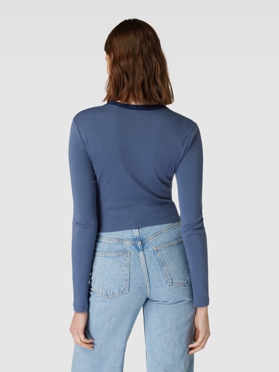 Levi's® Bluza krótka z długim rękawem i nadrukiem z logo Szaroniebieski 5