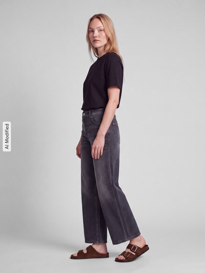 CAMBIO Barrel Jeans aus reiner Baumwolle Modell 'ORIA' Mittelgrau 1