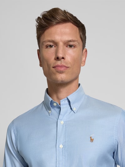 Polo Ralph Lauren Vrijetijdsoverhemd met knoopsluiting Bleu - 3