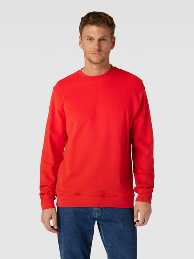 Armedangels Sweatshirt mit Logo-Stitching Modell 'BAARO' Rot 4