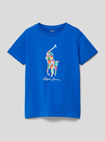 Polo Ralph Lauren Teens T-shirt met logoprint Koningsblauw - 1