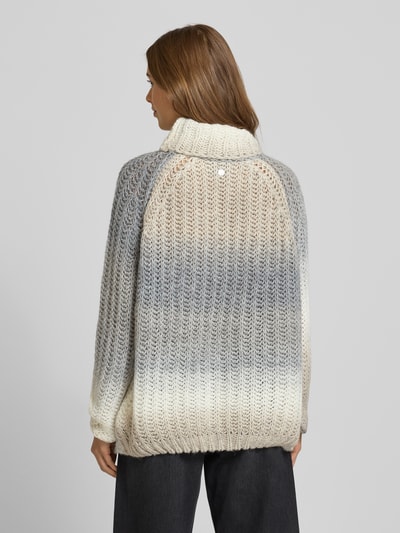 Smith and Soul Relaxed Fit Rollkragenpullover mit Alpaka-Anteil Mittelgrau Melange 5