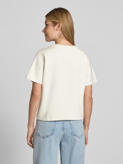 MSCH Copenhagen T-shirt met borstzak, model 'Harissa Ima' Offwhite - 5