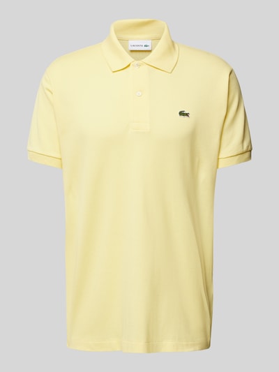 Lacoste Regular Fit Poloshirt mit Label-Patch Hellgelb 2