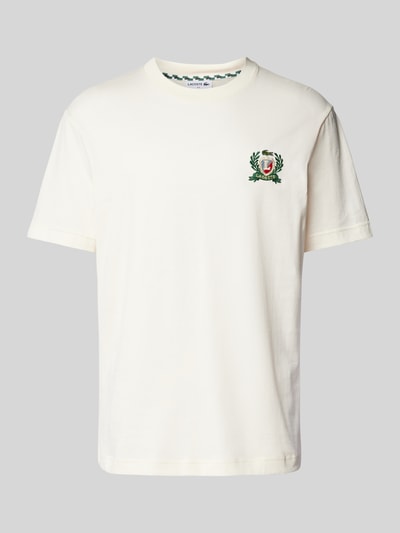 Lacoste Regular fit T-shirt van puur katoen Offwhite - 2