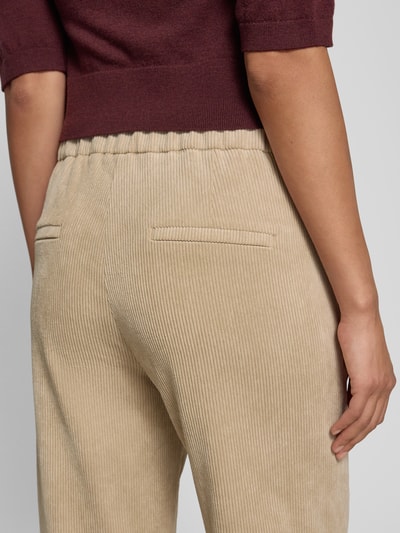 Betty Barclay Spodnie sztruksowe z kieszeniami z tyłu Beżowy 3