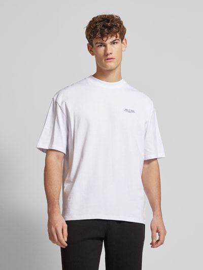 Pegador Oversized T-Shirt mit Label-Print Weiss 4