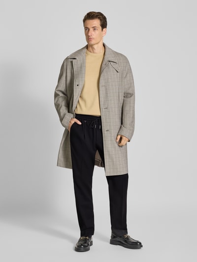 Antony Morato Loose Fit Stoffhose aus Leinen-Viskose-Mix Modell 'NEIL' Black 1