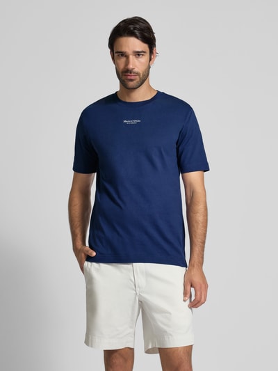 Marc O'Polo Regular Fit T-Shirt aus reiner Baumwolle Royal 4