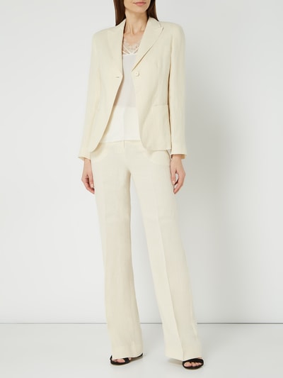 Weekend Max Mara Blazer aus Leinen  Sand 1