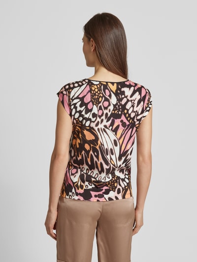 Marc Cain T-Shirt mit Motiv-Print Pink 5