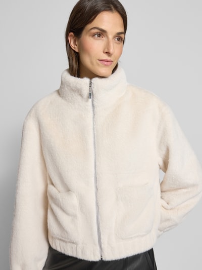 monari Jack van imitatiebont en ritssluiting Zand - 3