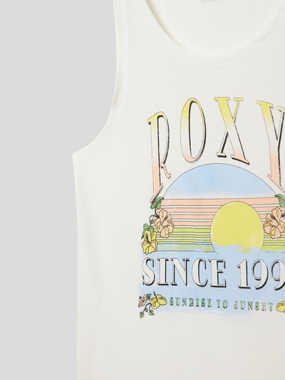 Roxy Top mit Label-Motiv-Print Modell 'DANCE LIKE ROXY FUNK' Offwhite 2