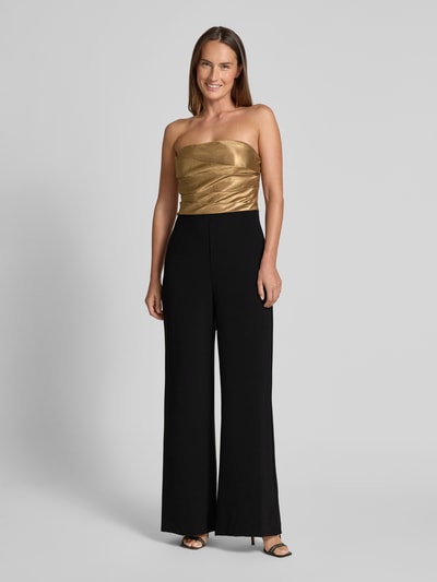 Lauren Ralph Lauren Jumpsuit aus Viskose-Mix im trägerlosen Design Black 4