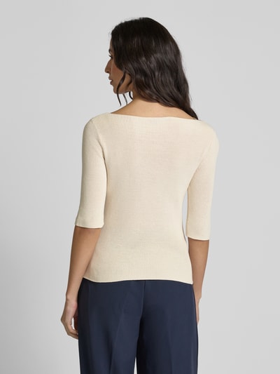 MAX&Co. Strickpullover mit 1/2-Arm Modell 'PASSATA' Beige 5