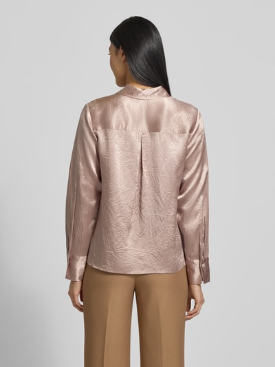 comma Hemdbluse mit verdeckter Knopfleiste Taupe 5