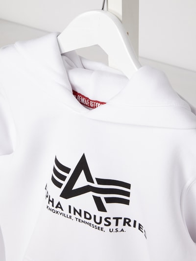 Alpha Industries Hoodie met logoprint  Wit - 2