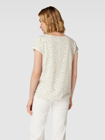 Esprit T-shirt met all-over motiefprint Zand - 5