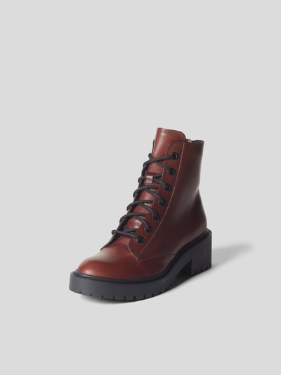 Kenzo Schnürboots aus Leder Dunkelbraun 2