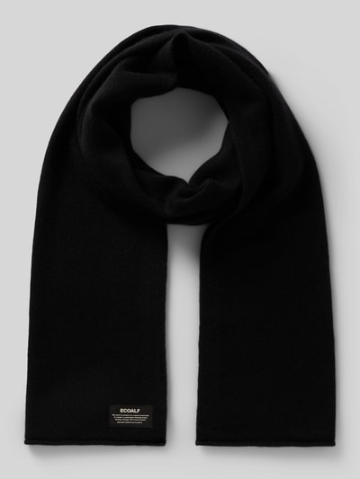 ECOALF Schal aus Lanawolle-Viskose-Mix Black 1