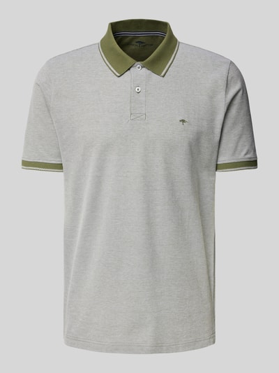 Fynch-Hatton Regular fit poloshirt met logostitching Olijfgroen - 2