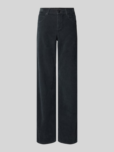 Angels Spodnie sztruksowe z 5 kieszeniami model ‘Lara’ Antracytowy 2