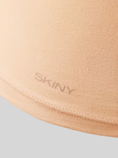 SKINY Slim Fit Tanktop aus Baumwoll-Mix Beige 2