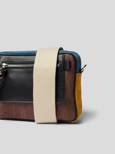 Etro Crossbody Bag mit Paisley-Dessin Mittelbraun 3