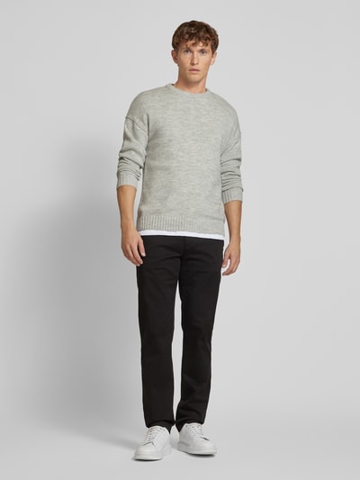 Tommy Hilfiger Chino met achterzakken, model 'DENTON' Zwart - 1