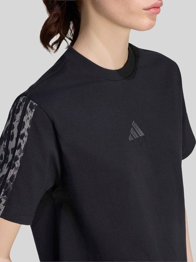 adidas Sportswear Regular Fit T-Shirt aus reiner Baumwolle Black 5
